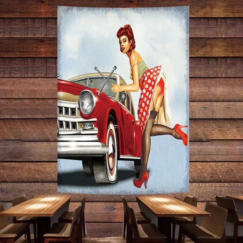 Vintage Car Repair Service Pos - огляд і ціна Auto Repair Shop Banners