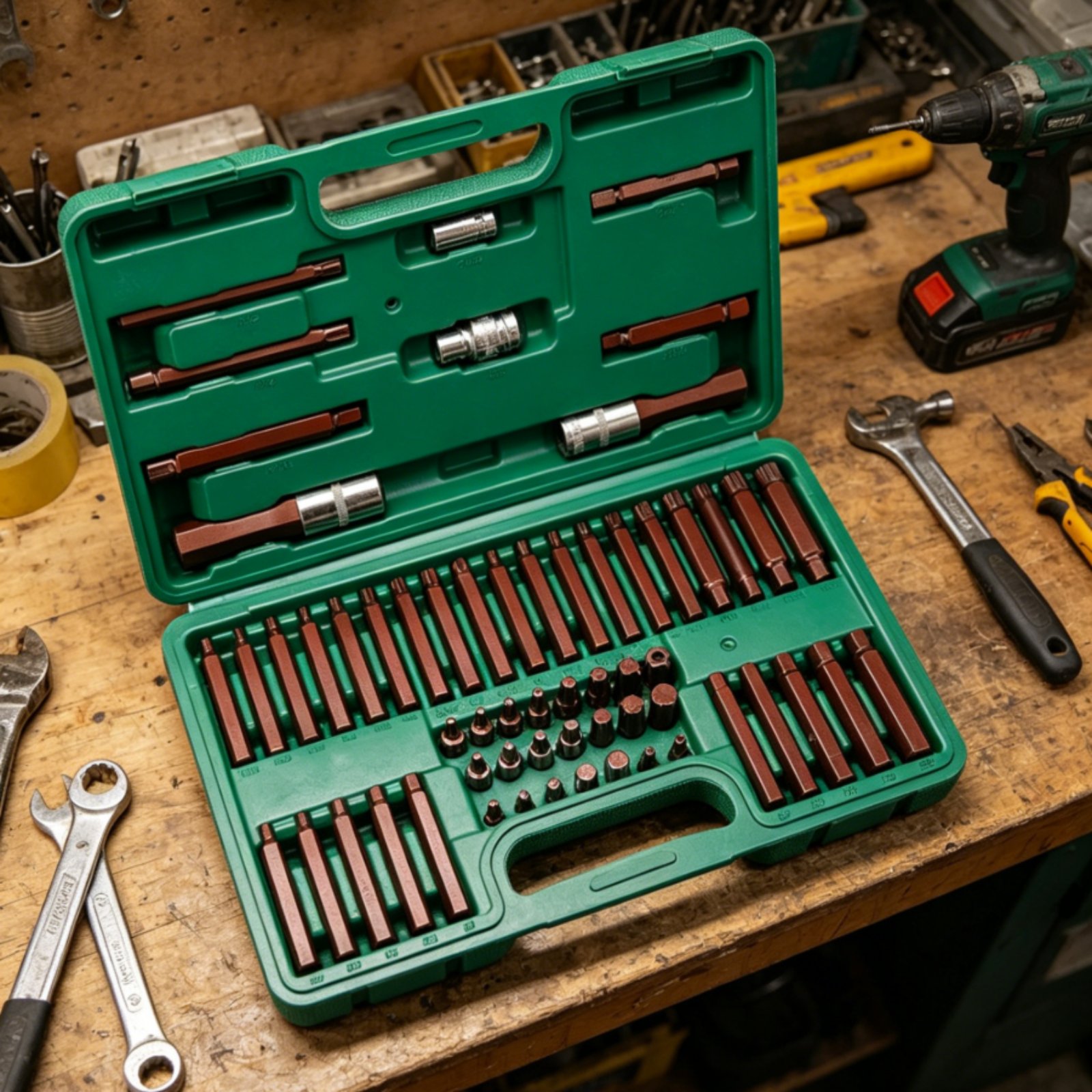 60 Pieces Star Drive Bit Set H - огляд і ціна Auto Repair Shops